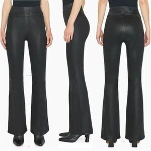 Frame Denim The Jetset High Rise Flare in Noir Coated Size 2